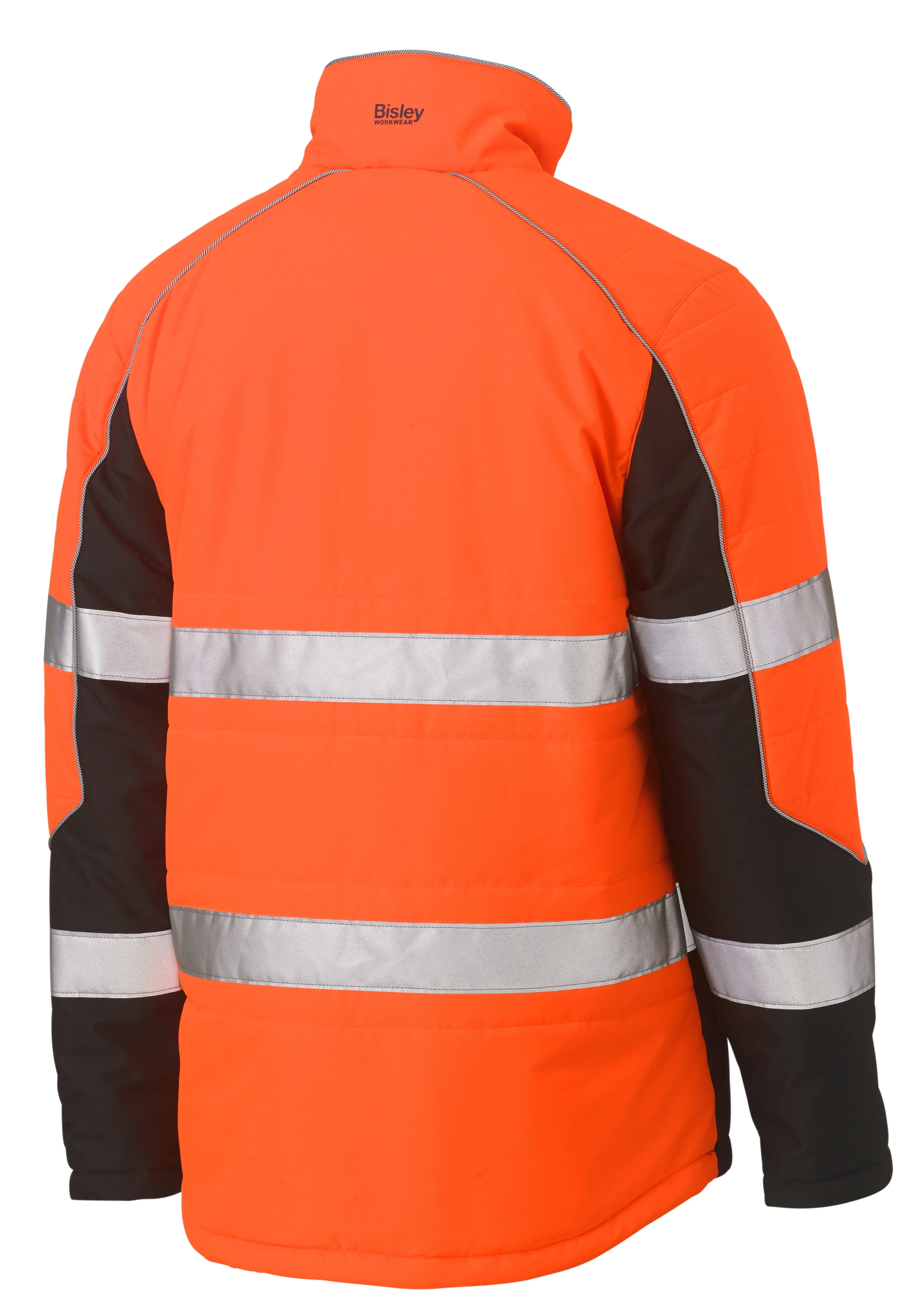 BJ6829T Bisley Taped Two Tone Hi Vis Puffer Jacket