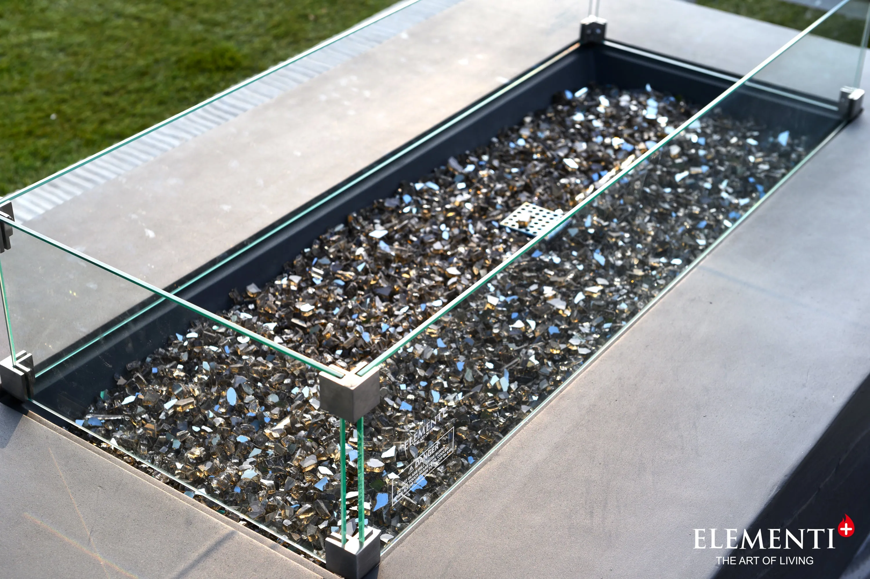 Elementi Plus OFG410SL Cape Town Concrete Outdoor Fire Table