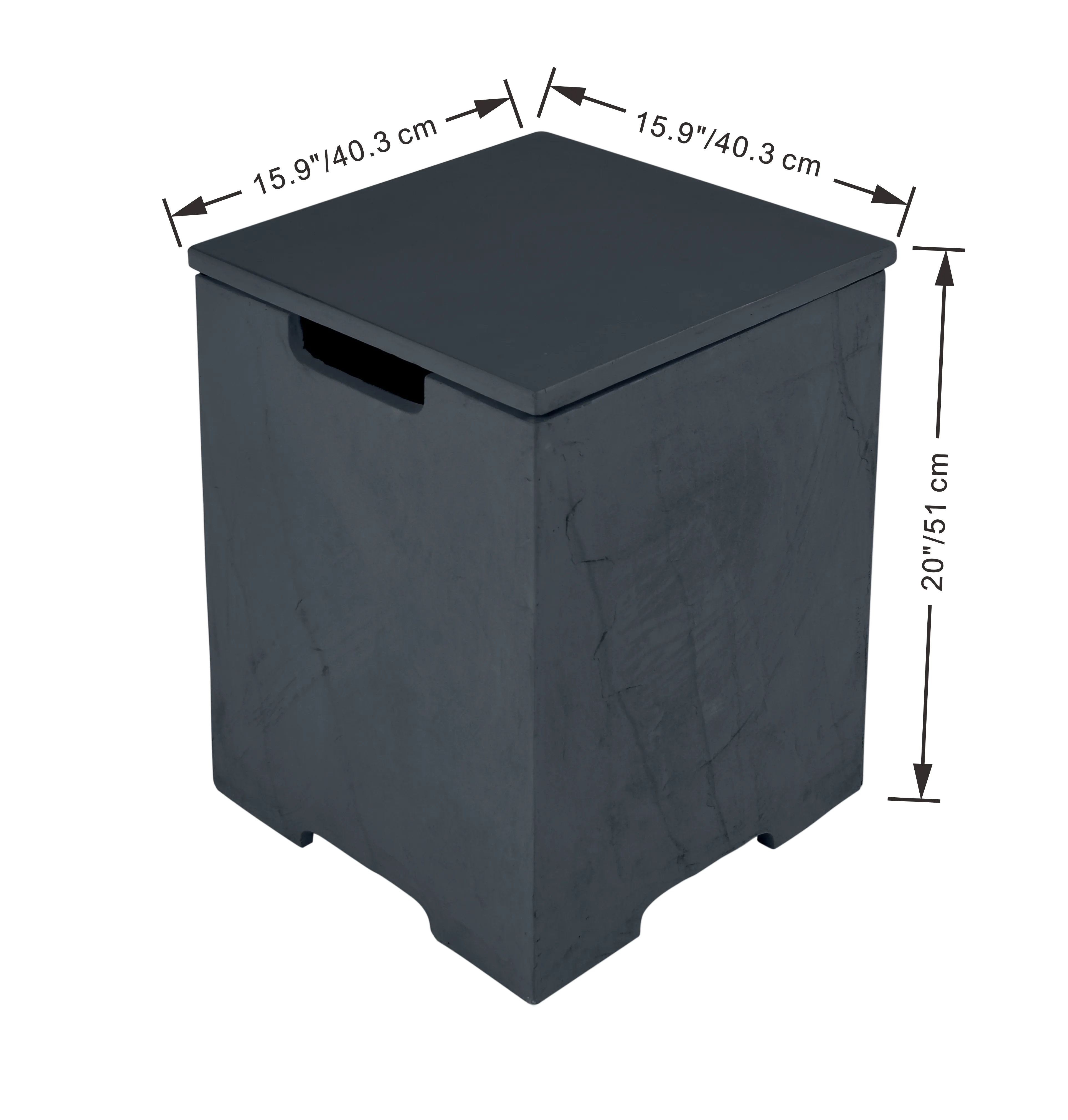 Elementi Plus OFG410SL Cape Town Concrete Outdoor Fire Table