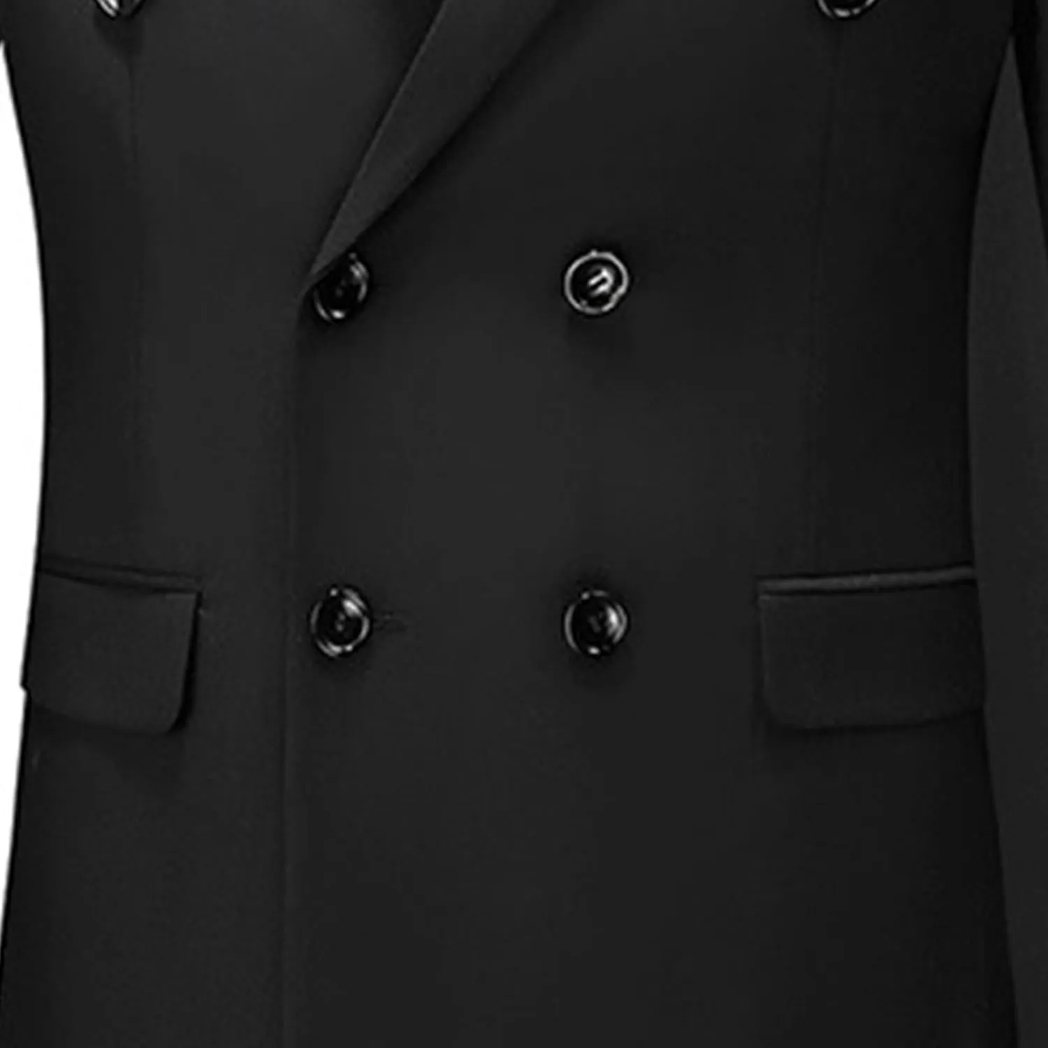 Men's Casual Business 2 Piece Suit Sets Slim Fit Double Breasted Blazer Jacket Pants Set Wedding Prom Tuxedo Suits