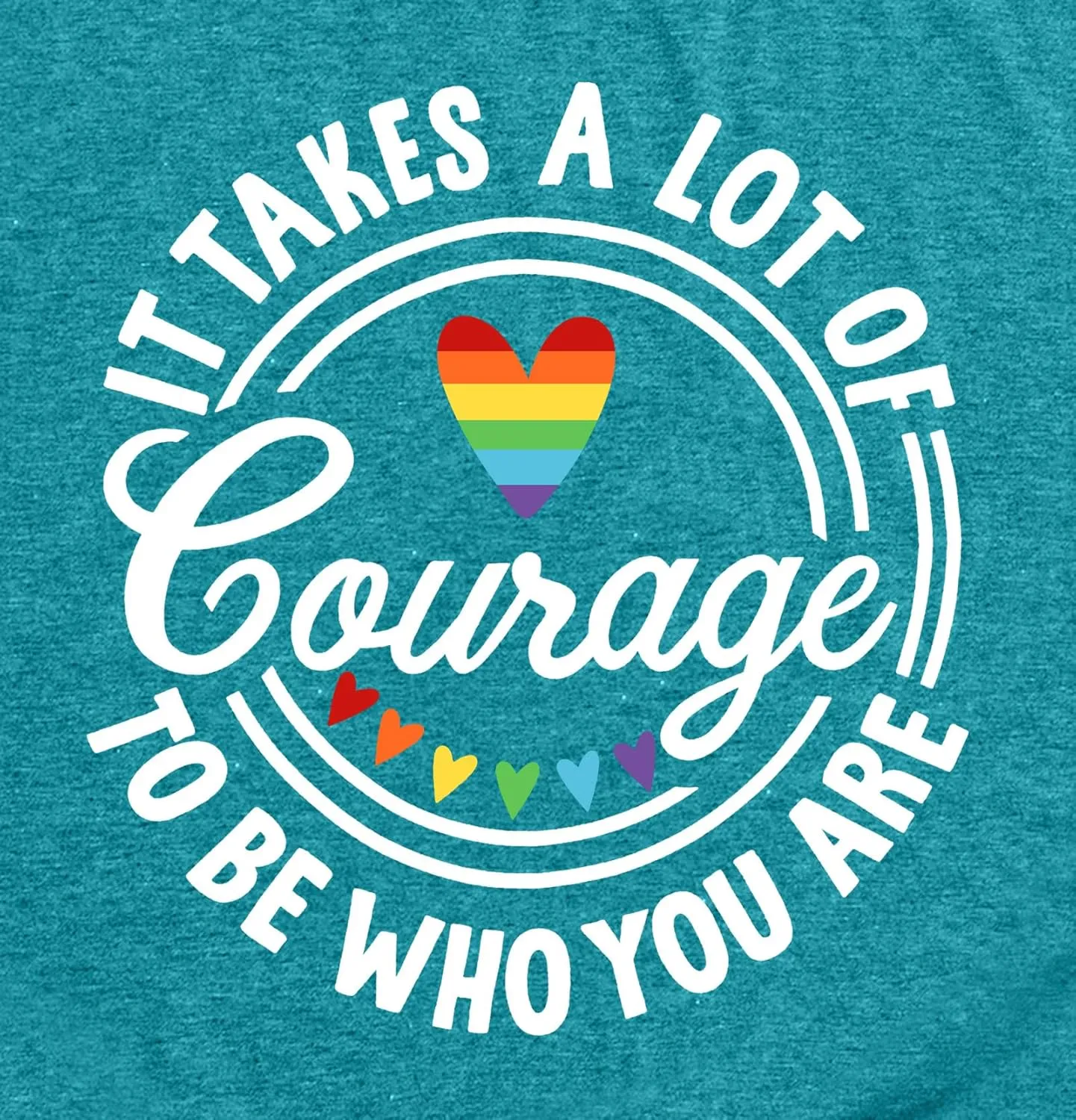 Pride Shirts for Women Gay Pride T-Shirt Pride Rainbow Shirt Courage LGBT Shirt Equality Top Short Sleeve Tees
