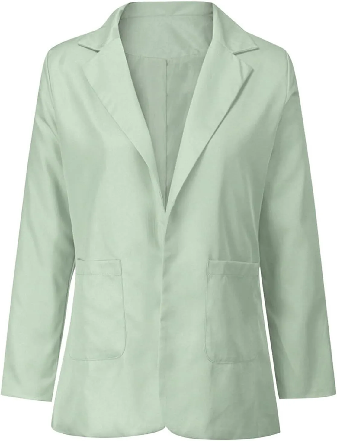 Women's Long Sleeve Casual Blazer Oversized Blazer Coat Open Front Cardigan Jacket Plus Size Blazers Work Dress Jacket