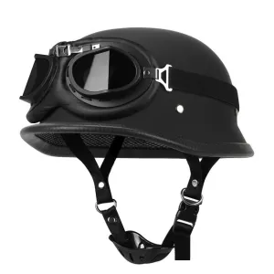 WW2 motorcycle helmet (German), a great look for vintage motorcyclists!